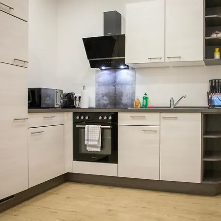 Apartment Hannibal - Design Magnolia 1, Vw Nähe, Parkplatz, Küche, Highspeed-wlan, Fitness, Solarium