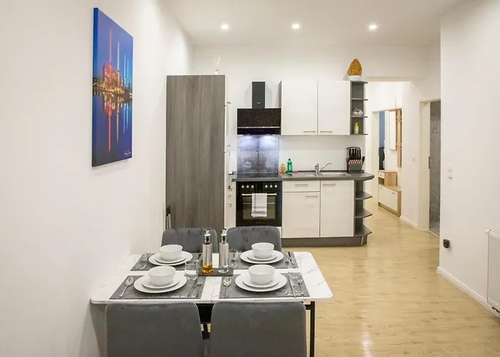 Apartman Hannibal - Design Magnolia 1, Vw Naehe, Parkplatz, Kueche, Highspeed-wlan, Fitness, Solarium *